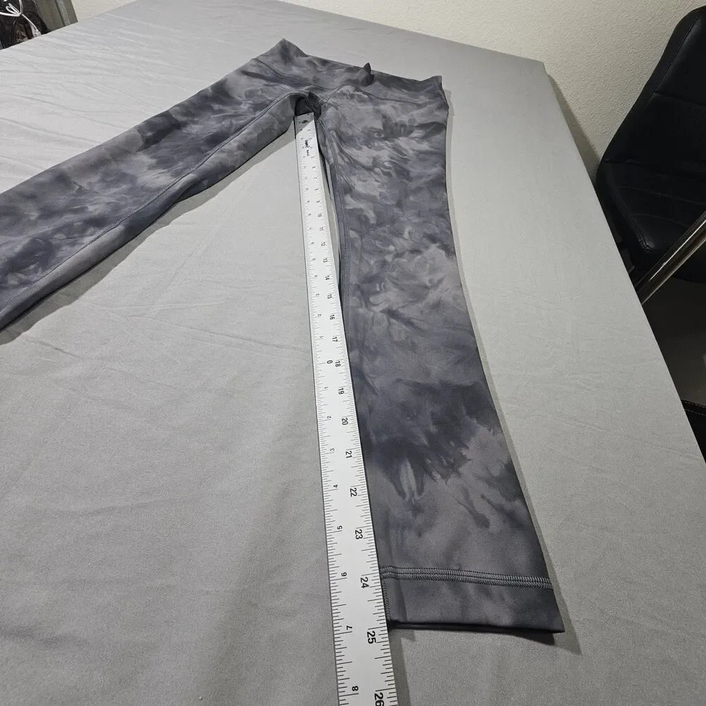 Lululemon Leggings Align High Rise Diamond Dye Pitch Grey Graphite Camo Size 4